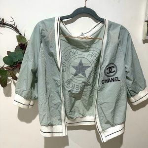 Women fashion short light weight jacket